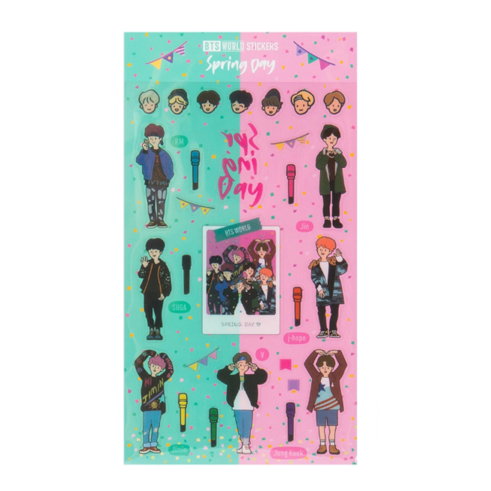 Наклейки BTS из игры BTS WORLD Ver2