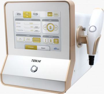 Аппарат для лифтинга лица Ten Hi TENTECH с помощью фракционной и радиоволновой терапии 
