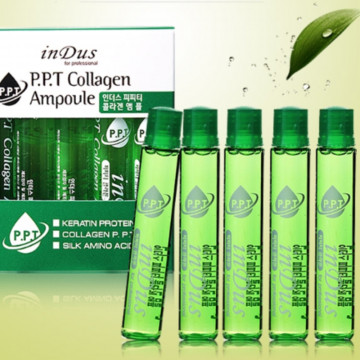 Филлер в ампулах для ухода за волосами с коллагеном PPT Collagen Ampoule от inDus