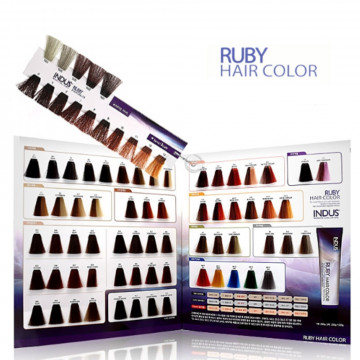 Краска для окрашивания волос Ruby Hair Cream Color от inDus 