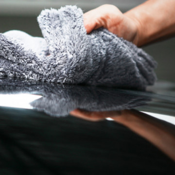Плюшевое двустороннее полотенце для полировки автомобиля от Pure  Star 