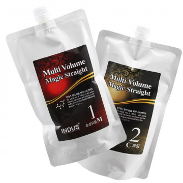 Средство для химического выпрямления волос Multi Volume Magic Straight от inDus (для поврежденных волос)