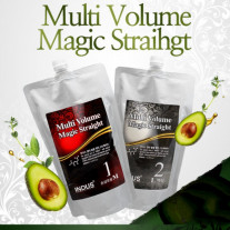 Средство для химического выпрямления волос  Multi Volume Magic Straight от inDus (для поврежденных волос)