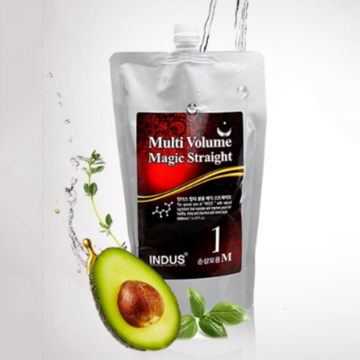 Средство для химического выпрямления волос Multi Volume Magic Straight от inDus (для поврежденных волос)