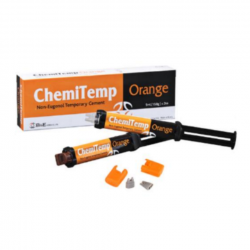 Стоматологический цемент для имплантов ChemiTemp трех видов: Orange, NE, White