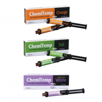 Стоматологический цемент для имплантов ChemiTemp трех видов: Orange, NE, White