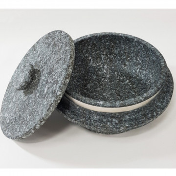 Традиционный корейский каменный котелок для приготовления риса - тольсот от Gangnam Pot